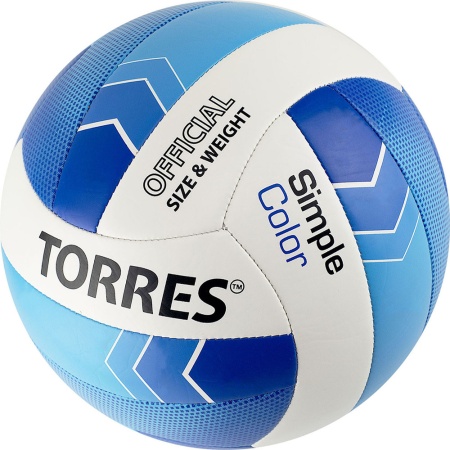 Купить Мяч волейбольный Torres Simple Color любительский р.5 в Анжеро-Судженске 